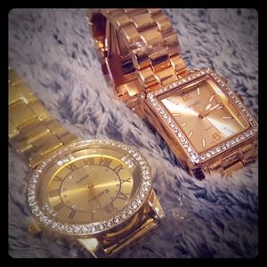 2 sparkly women's watches- brand new